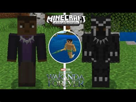 Addon Do Pantera Negra E Namor Para Minecraft Youtube