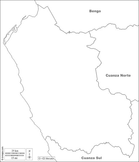 Luanda Mapa Livre Mapa Em Branco Livre Mapa Livre Do Esbo O Mapa