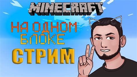 MINECRAFT НА ОДНОМ БЛОКЕ ВЫЖИВАНИЕ С ПОДПИСЧИКАМИ стрим 1 YouTube