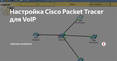 Настройка Cisco Packet Tracer для VoIP Merion Academy Дзен