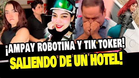 Robotina Fue Ampayada Saliendo Del Hotel Con Un Tiktoker Y Entierra A