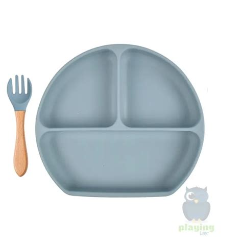 Хранене • Силиконова чинийка и виличка - playingtime