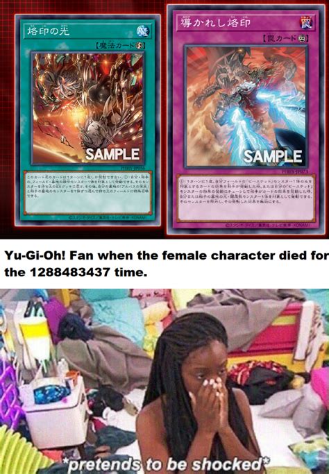 Time To Start Reimagining Existing Meme Formats With Yugioh Cards R