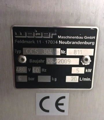 WEBER 305 Slicer M M Equipment Corp