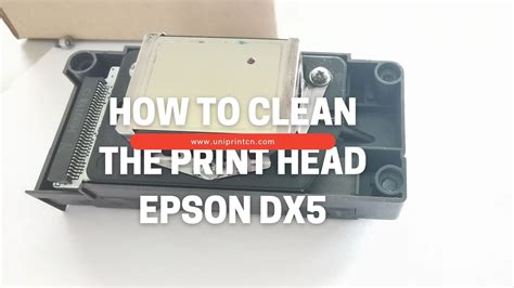 How To Clean The Printhead DX5 YouTube