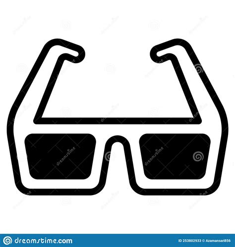 Icono De Gafas Oculares Aislado Ilustraci N Del Vector Ilustraci N De