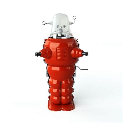 3D Red Toy Robot | CGTrader