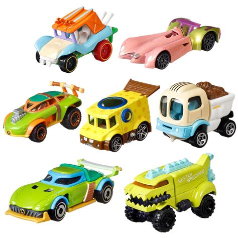 Nickalive Mattel Unveils Hot Wheels Nickelodeon Character Car Mix Case Line Up
