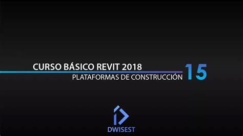 Revit 2018 Plataformas de construcción Tutorial básico 15 YouTube