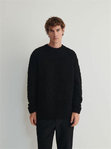 Wool blend jumper Color black - RESERVED - 4013C-99X