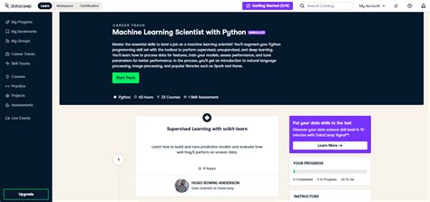 Datacamp Machine Learning Scientist With Python Review