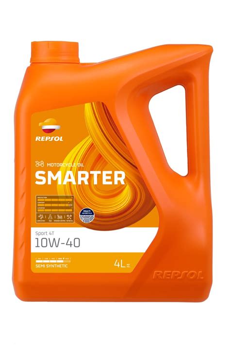 МОТОЦИКЛЕТНЕ МАСЛО REPSOL SMARTER SPORT 10W40 4T 4L купити на Avtoex з ...