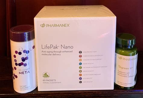 Nu Skin Nuskin Pharmanex Lifepak Nano Packets Ageloc Meta Tegreen