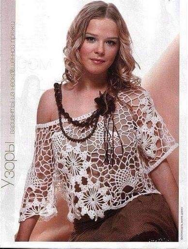 Pin By Aleksandra Marek On Szyde Ko Crochet Fashion Crochet Top