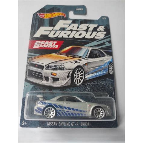 Jual Hot Wheels Nissan Skyline Gt R Bnr Fast Furious Reguler Shopee Indonesia