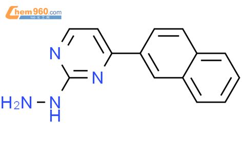 932240 75 0 2 Hydrazinyl 4 naphthalen 2 yl pyrimidine化学式结构式分子式mol