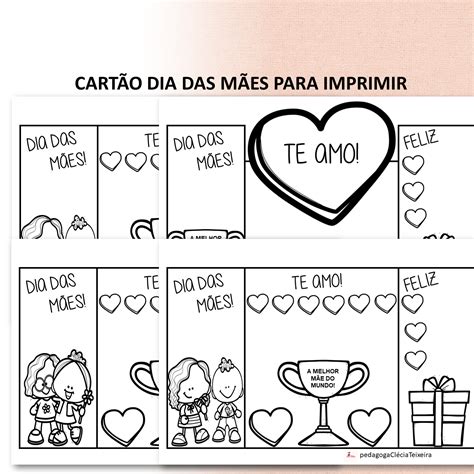 Cartãozinho Dia Das Mães Para Imprimir