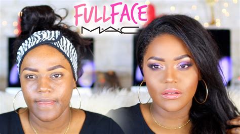 Mac Makeup Tutorial On Black Women One Brand Tutorial On Dark Brown