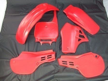 DC Plastics > CR 60 & 80 > 1984 Honda CR 80 Plastic Kit Flash Red