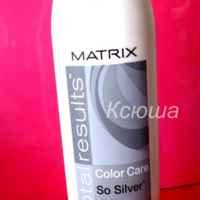 Шампунь MATRIX So Silver - «Оттеночный шампунь Матрикс для блондинок от ...