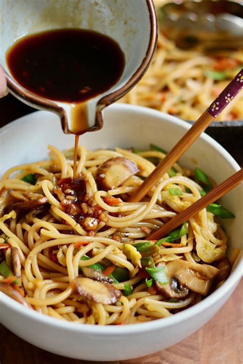 Best Teriyaki Noodles with Homemade Teriyaki Sauce (Vegan) - The Cheeky Chickpea