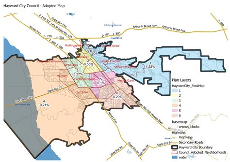 map of the hayward fault
