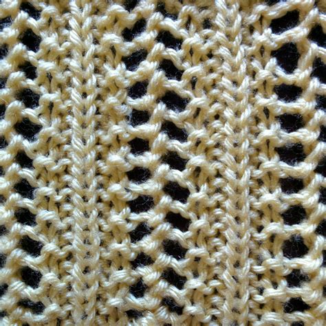 Elaborate Vertical Lace Stitch Purl Avenue