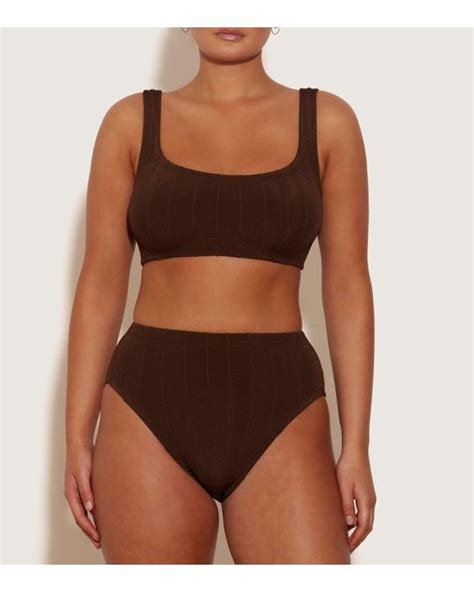 Hunza G Patricia Nile Bikini In Brown Lyst