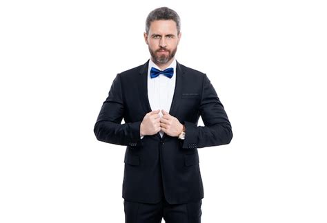 Premium Photo | Man in tuxedo isolated on white background tuxedo man ...