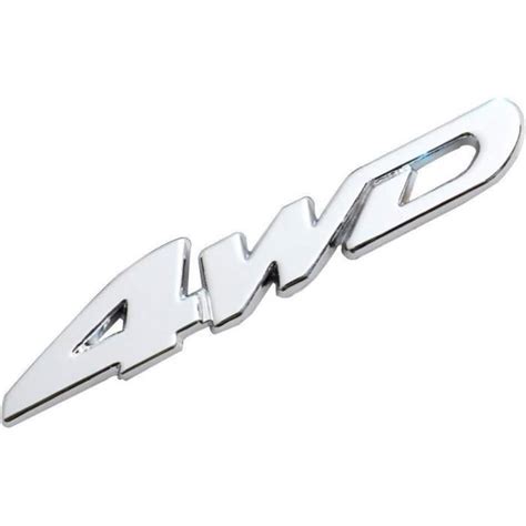 XSM 4WD Logo De Voiture Chromé Emblème Badge Autocollant De Voiture