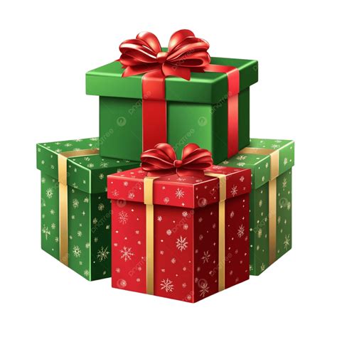 Xmas Gift Boxes Clipart
