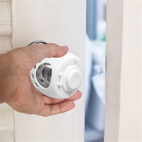 Child Safety Door Knob Covers - 8 Pack | Upgraded Design Childproof