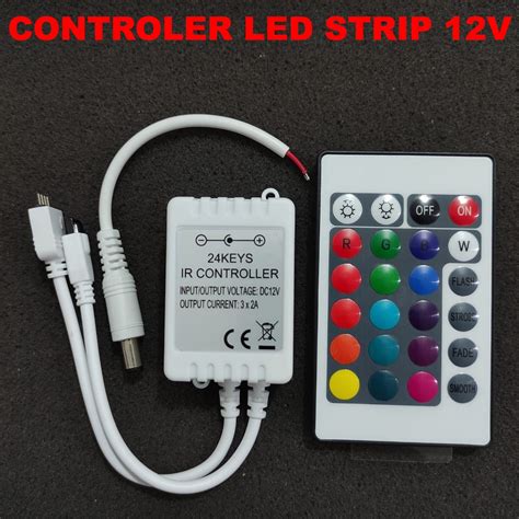 Jual Remote Controller Rgb Led Strip Modul V Flexible Ir Infrared