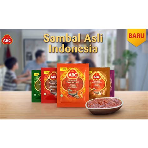 ABC Sambal Terasi Nusantara Sambal Asli Extra Pedas Hijau