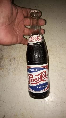 Antigua Botella De Pepsi Cola A O Llena Mercadolibre