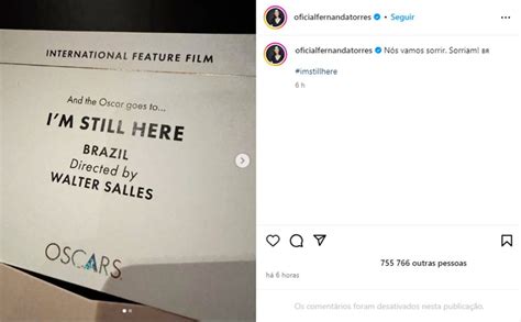 Nós Vamos Sorrir Sorriam - "Nós vamos sorrir. Sorriam", diz Fernanda Torres após Oscar inédito ...