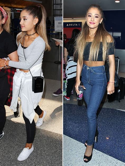 Ariana Grandes Casual Makeunder Trades Heels For Sneakers Ariana