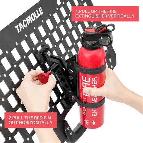 Tacmolle Fire Extinguisher Mount For Tactical Rigid Molle Panel