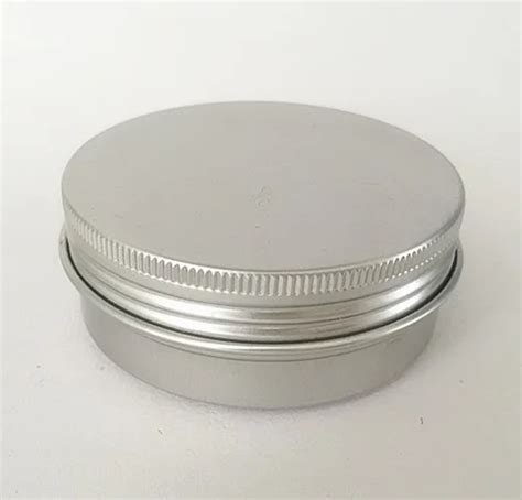 Free Shipping Pcs Lot G Aluminium Cream Jars With Screw Lid