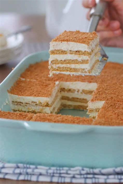 Graham Cracker Cake No Bake 5 Ingredients Olgas Flavor Factory