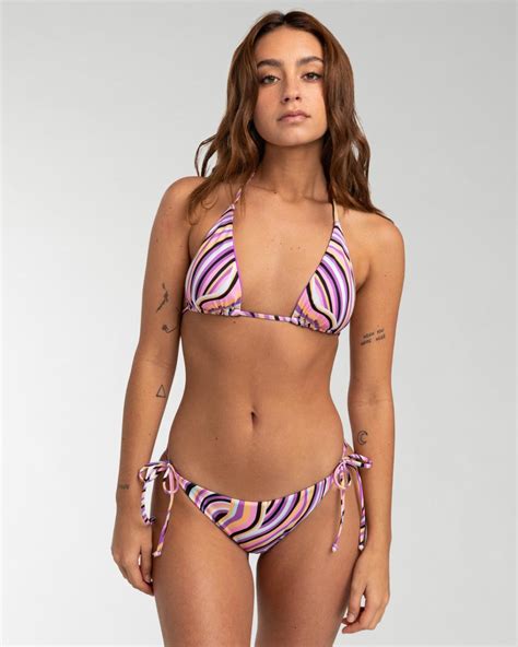 Mujer Sol Searcher Tropic Braguita De Bikini Con Lazo Lateral Para