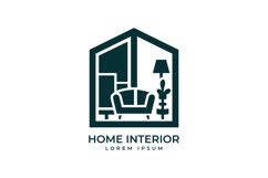 Home Decoration Interior Logo Design