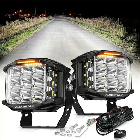 AUXBEAM V MAX SERIES COMBO BEAM SIDE SHOOTER LED POD LIGHTS WITH