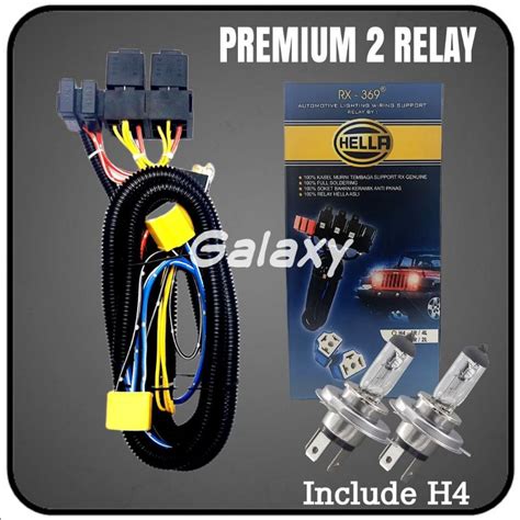 Jual Kabel Set Relay Lampu Relay Relay Bosch Hella Paket Pc