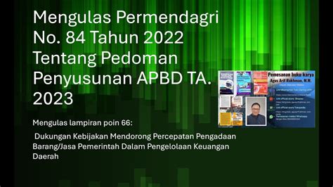 Mengulas Permendagri No 84 Tahun 2022 Tentang Pedoman Penyusunan APBD