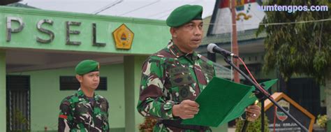 Kodim Tapsel Gelar Upacara Bendera Dan Korp Raport Pindah Satuan