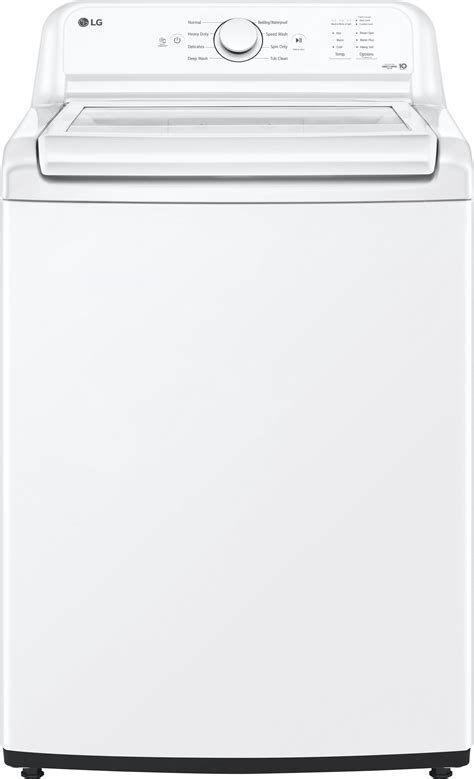 LG – 4.3 Cu. Ft. High-Efficiency Top Load Washer with SlamProof Glass