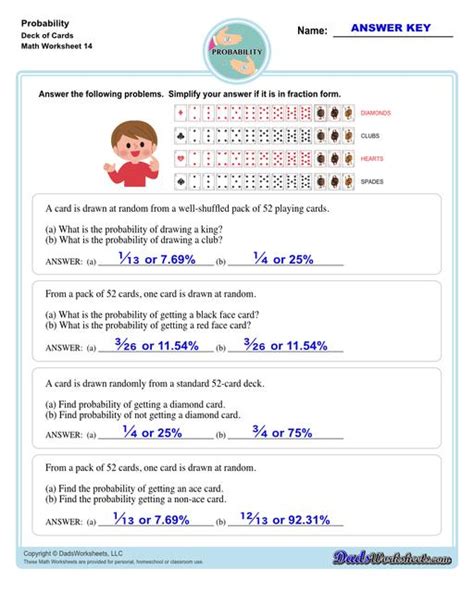 Probability Worksheets - Worksheets Library