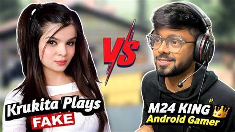 Krutika Plays Vs M King Tdm M Battle Youtube