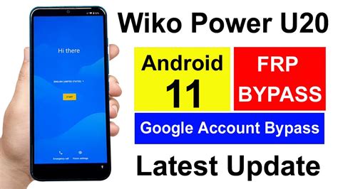 Wiko Power U20 Frp Bypass Wiko Power U20 W V750BN Google Account